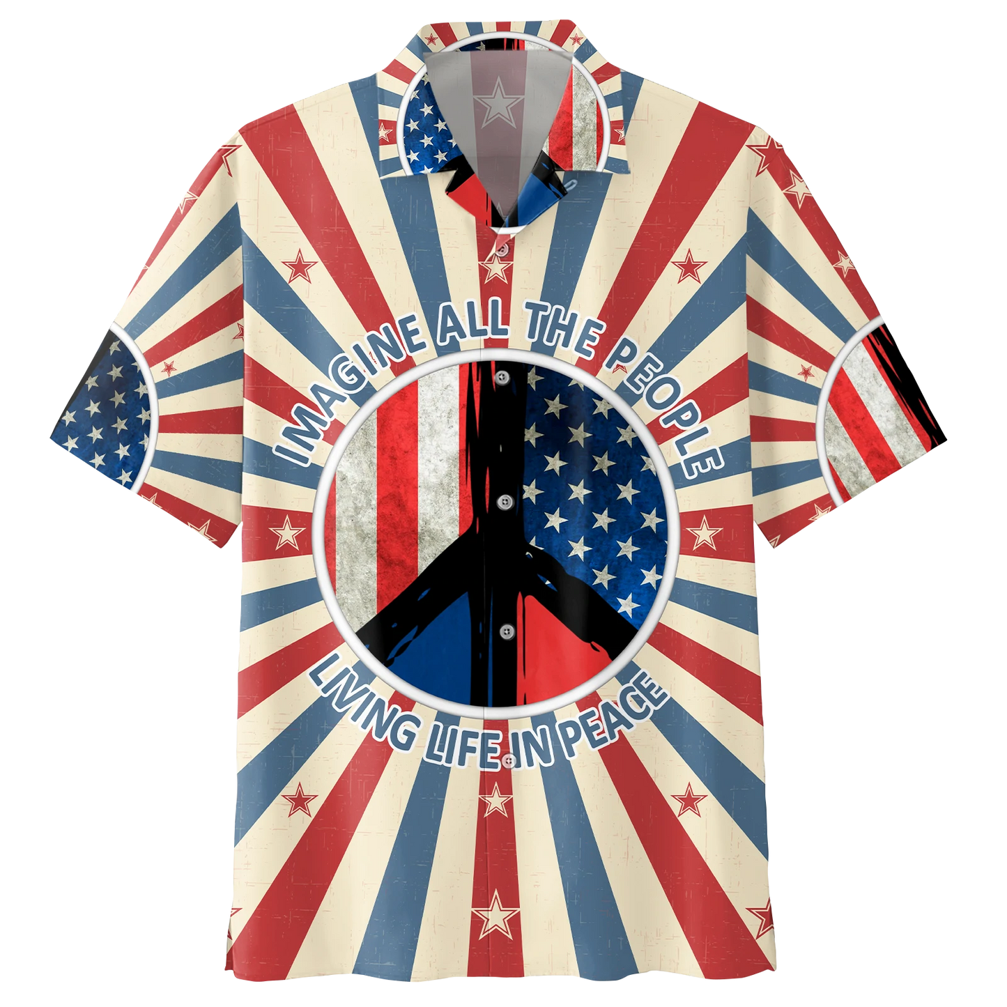 Independence Day ELephant 3D Hawaiian Shirt HO1425