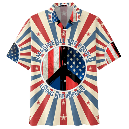 Independence Day ELephant 3D Hawaiian Shirt HO1425
