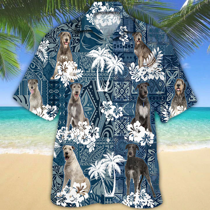 Irish Wolfhound Hawaiian Shirt HO1567