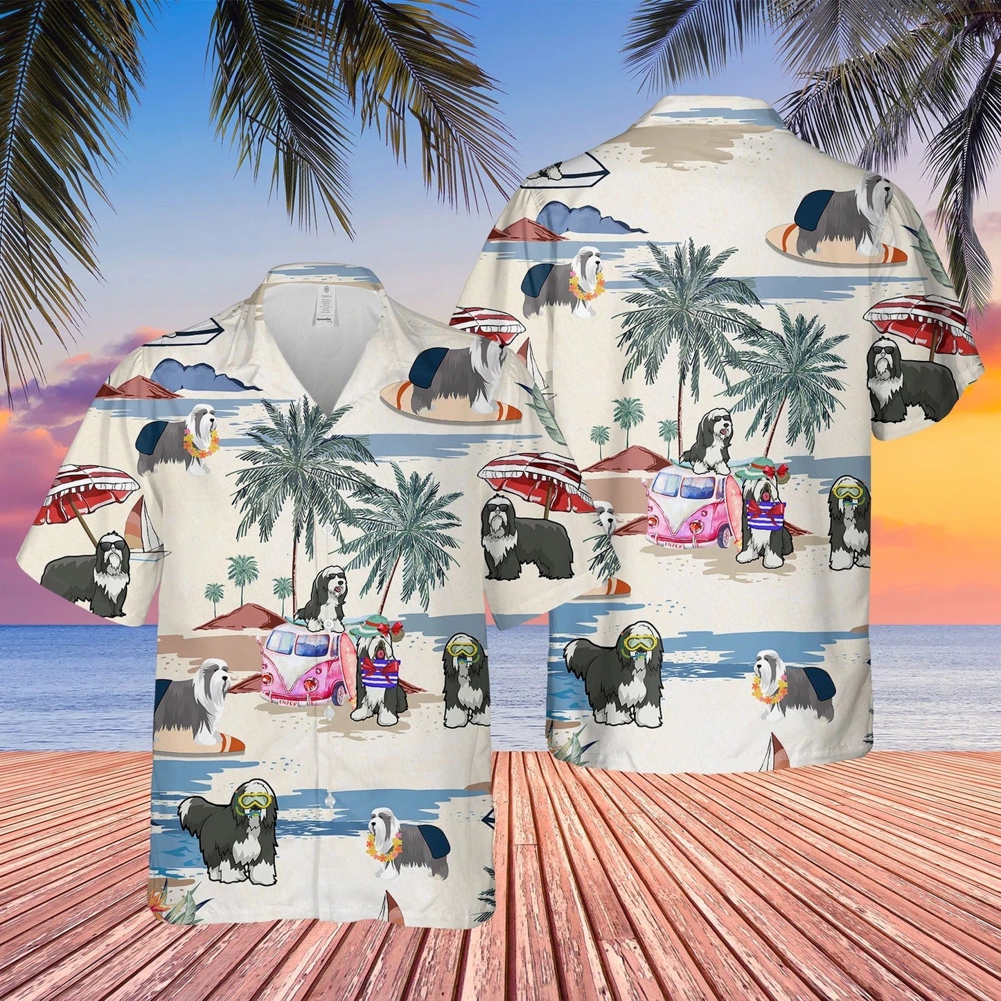 Dog Summer Beach Hawaiian Shirt, 3D Full Print Hawaii Aloha Beach Shirt For Pet Lovers, Dog Hawaii Shirt HO4898
