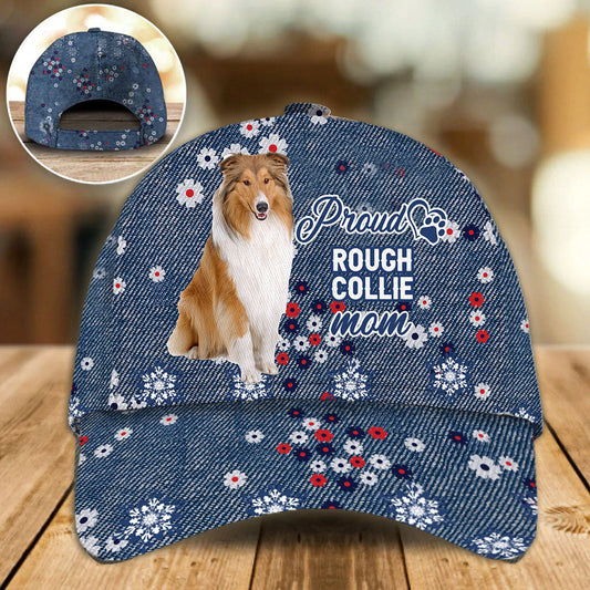 Rough Collie Proud Mom Cap Hat, Women Cap Hat, Dog Mom Cap Hat CO0610