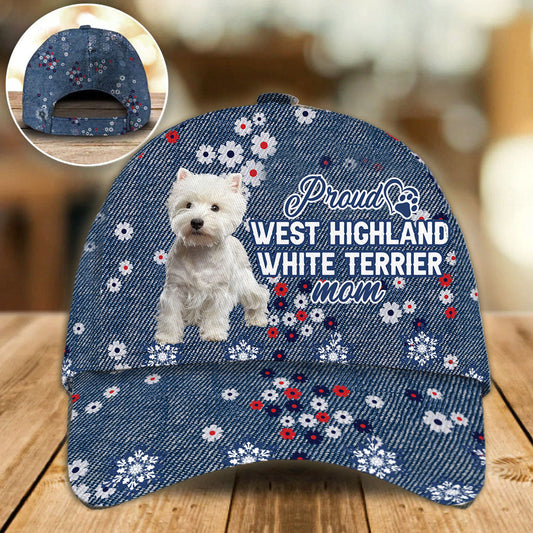 West Highland White Terrier Proud Mom Cap Hat, Baseball Cap Hat Dog Mom CO0612