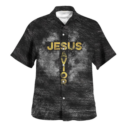 Jesus Is My Savior Not My Religion Hawaiian Shirt - Christian Hawaiian Shirt - Religious Hawaiian Shirts HO3360
