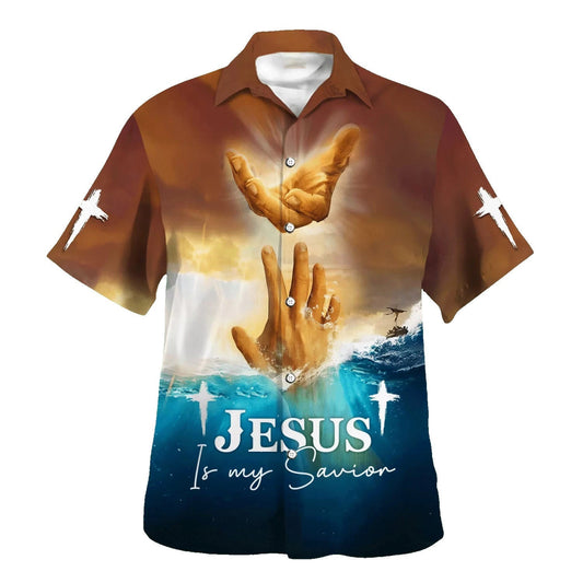 Jesus Is My Savior Take My Hand God Hawaiian Shirts For Men & Women - Christian Hawaiian Shirt - Hawaiian Summer Shirts HO3369