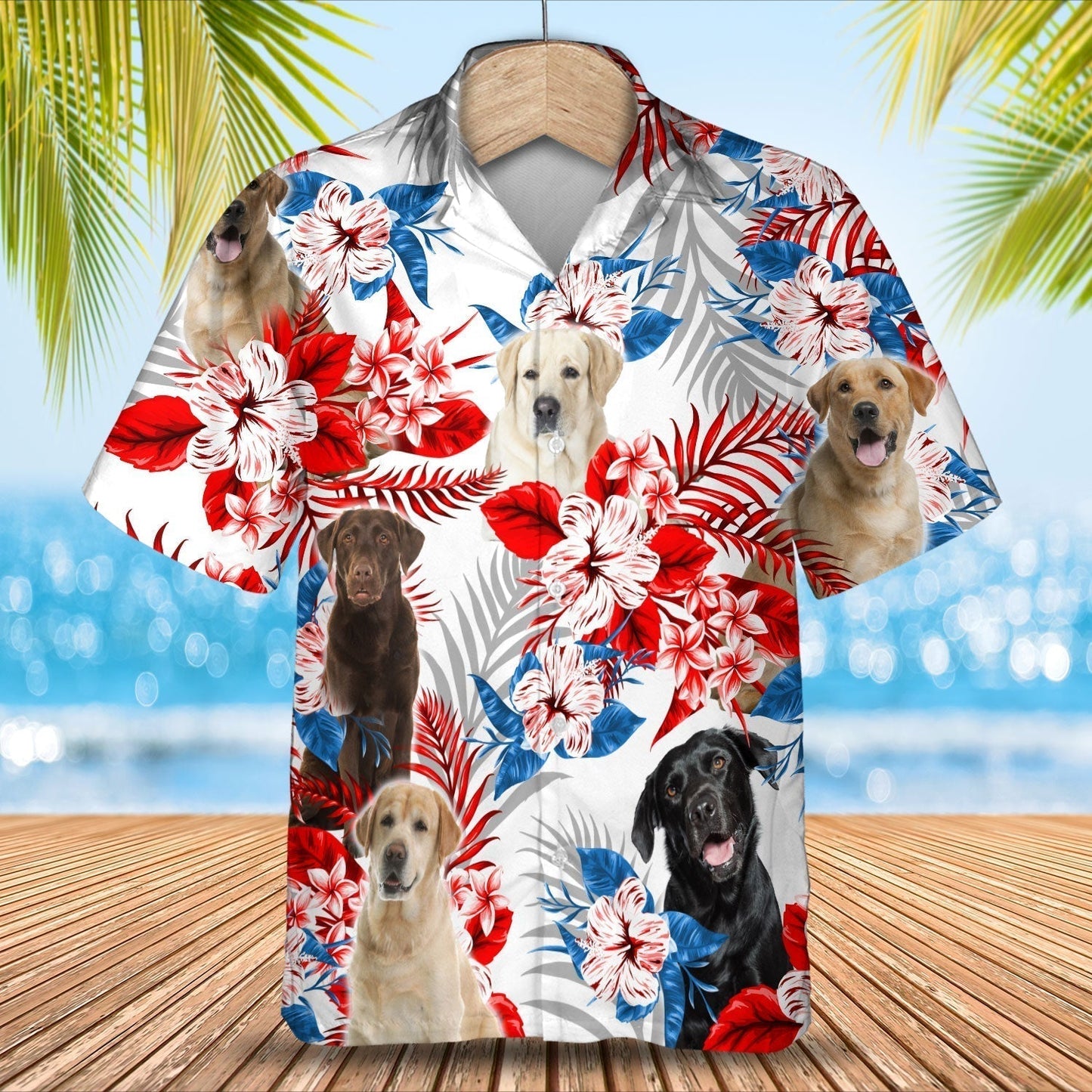 Labrador Retriever Hawaiian Shirt - Gift for Summer, Summer aloha shirt, Hawaiian shirt for Men and women HO0662
