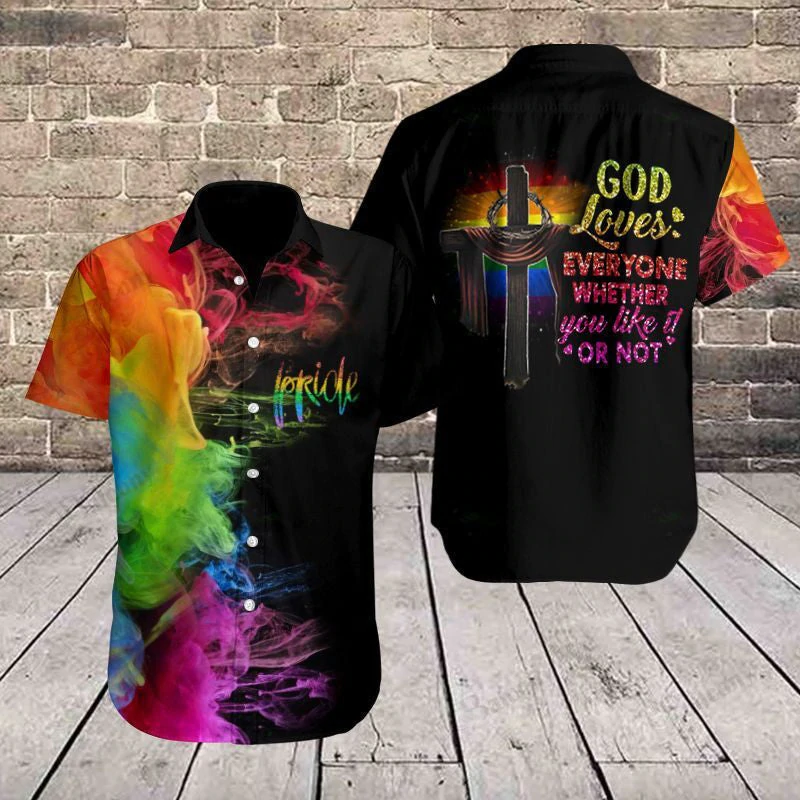 Dragon Rainbow Hawaiian Shirt For Pride Month History, Gift For Gay Man, Lesbian Pride Gift HO4545
