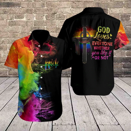 Dragon Rainbow Hawaiian Shirt For Pride Month History, Gift For Gay Man, Lesbian Pride Gift HO4545