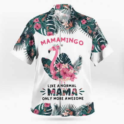 Mamamingo Hawaiian Shirt, Mother's day Hawaii shirt, Mom shirt, Gift for Mom HO2045