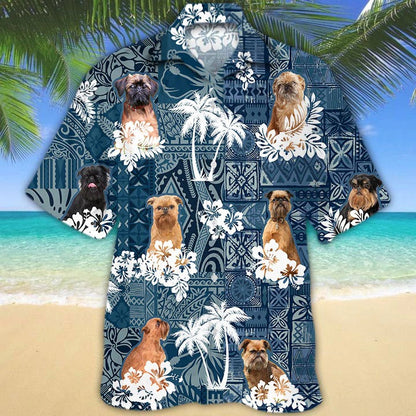 3D Full Printed Dog In Hawaiian Beach Shirts, Hawaii Aloha Summer Shirts For Dog Lover, Dog Hawaiian Shirt HO4883