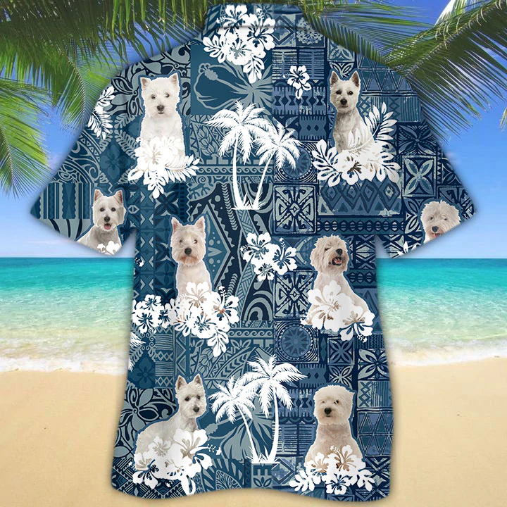 West Highland White Terrier Hawaiian Shirt HO1486
