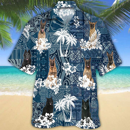 Belgian Shepherd Hawaiian Shirt, Hawaiian Dog Shirt For Men, Dog Hawaiian Shirt For Son Daughter HO4874