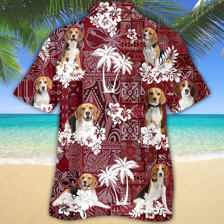 Beagle Hawaiian Shirt, Hawaiian Shirts Short Sleeve For Dog Lovers HO5155