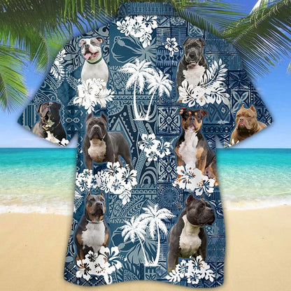 American Bully Dog Hawaiian Shirt For Dog Lovers, Pet Lover Gifts HO4861