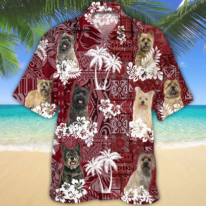 Cairn Terrier Hawaiian Shirt, Cool Dog Hawaiian Shirt Short Sleeve HO5171