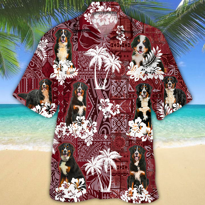 Bernese Mountain Hawaiian Shirt, Animal Hawaiian Shirt For Her Him, Hawaii Shirts HO5160