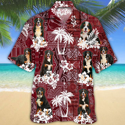 Bernese Mountain Hawaiian Shirt, Animal Hawaiian Shirt For Her Him, Hawaii Shirts HO5160
