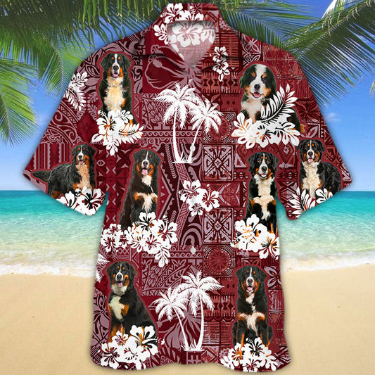 Bernese Mountain Hawaiian Shirt, Animal Hawaiian Shirt For Her Him, Hawaii Shirts HO5160