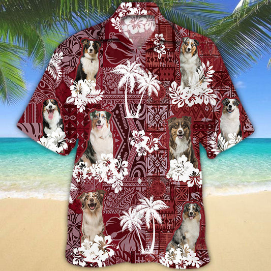 Australian Shepherd Hawaiian Shirt, Summer Gift For Dog Lovers HO5152
