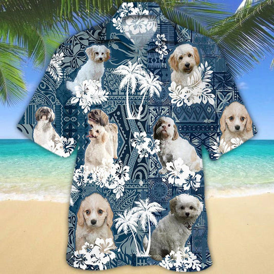 Cavachon Hawaiian Shirt, Hawaii Shirt Tropical For Summer Day, Gift To Dog Lovers HO4886