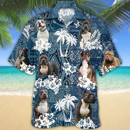 American Bully Dog Hawaiian Shirt For Dog Lovers, Pet Lover Gifts HO4861
