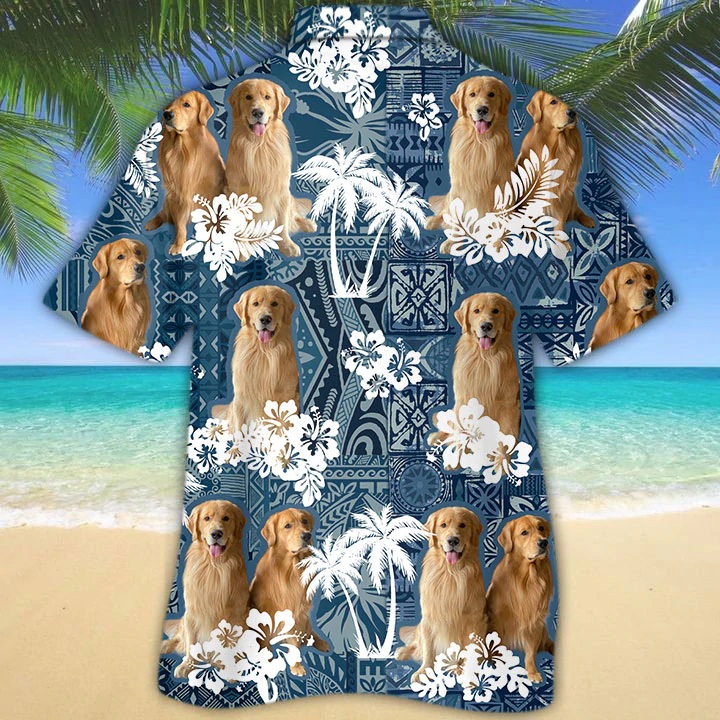 Golden Retriever 2 Hawaiian Shirt HO1551