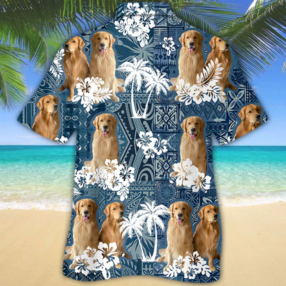 Golden Retriever 2 Hawaiian Shirt HO1551