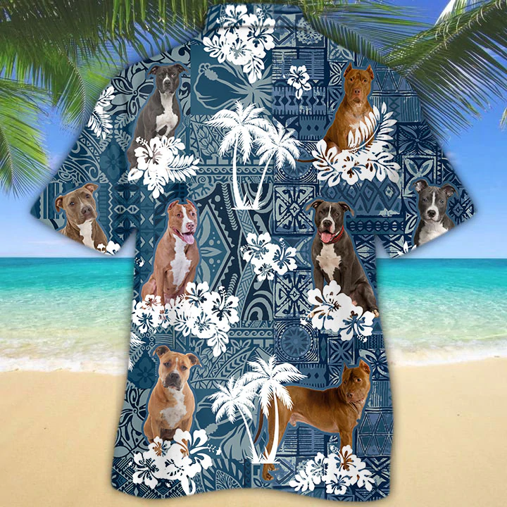 American Pit Bull Terrier Hawaiian Shirt HO1587