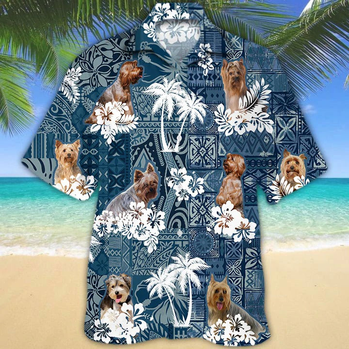 Wire Fox Terrier Hawaiian Shirt, 3D Full Printed Dog Aloha Hawaii Beach Shirt HO4890