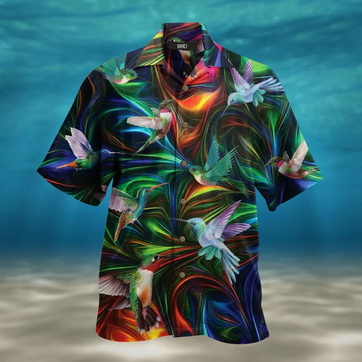 Magical Lights Hummingbird Fantasy Hawaiian Shirt HO1898