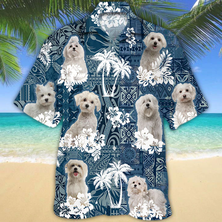 Maltese Hawaiian Shirt HO1572