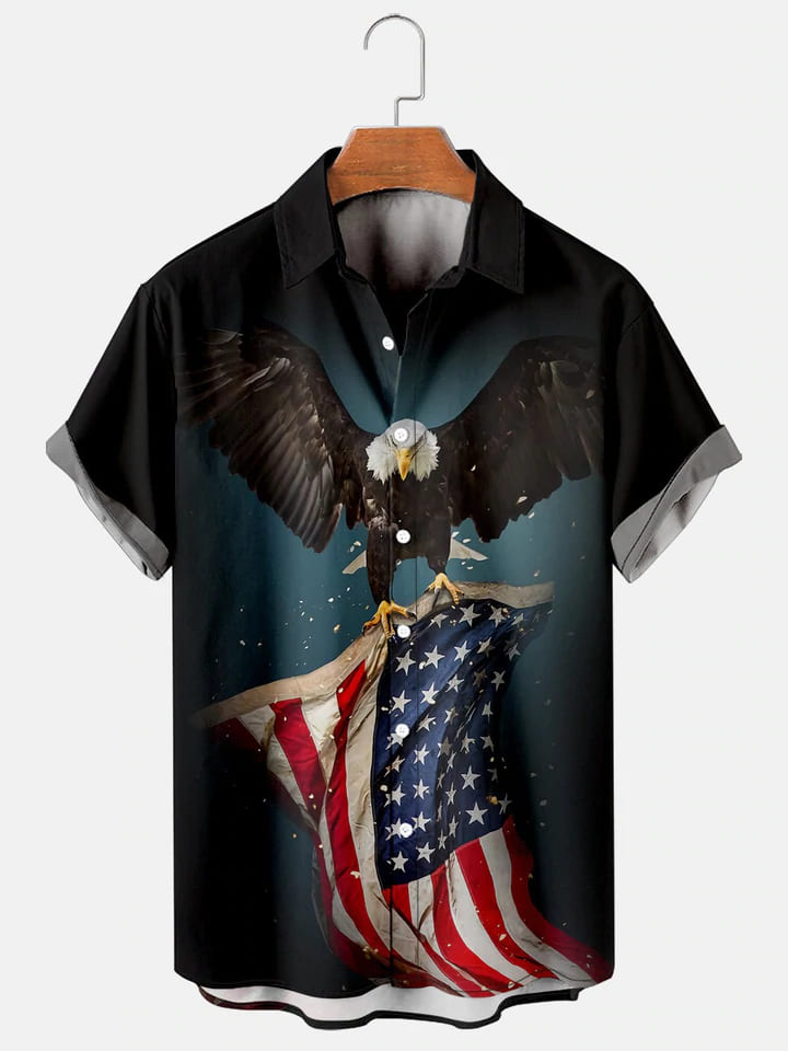 American Tractor 4Th Of July Hawaiian Shirt Aloha Shirt For Summer HO1321