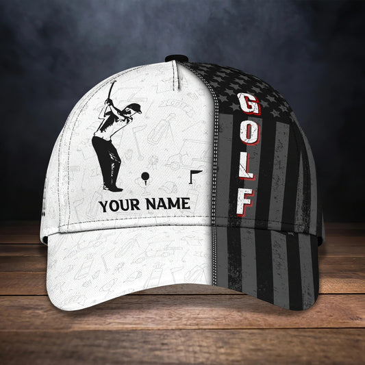 Custom Cap For Golf Lover, Baseball Cap Hat For Golf Men, Present To Golfer CO0342