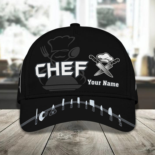 Personalized 3D Full Print Baseball Cap For Chef, Master Chef Classic Cap Hat, Gift For Master Chef CO0132