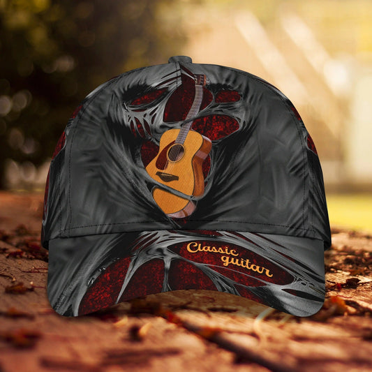 Guitar Classic Cap For Men And Women, Beautiful 3D All Over Print Cap Hat For Guitar Lovers CO0422