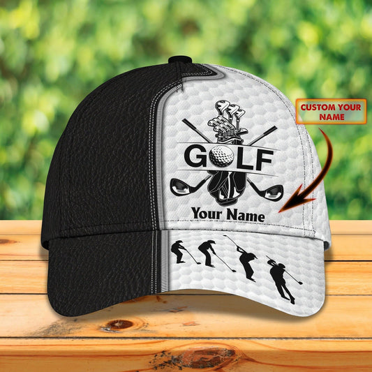 Personalized Classic Cap For Golf Lovers, Baseball Man Cap, Birthday Golfer Man Gifts, Present To Golfer CO0341