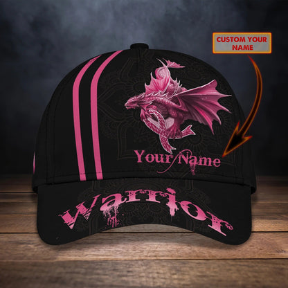 Custom Breast Cancer Worrior Cap Hat, Gift For A Breast Cancer Awareness Survivor CO1015
