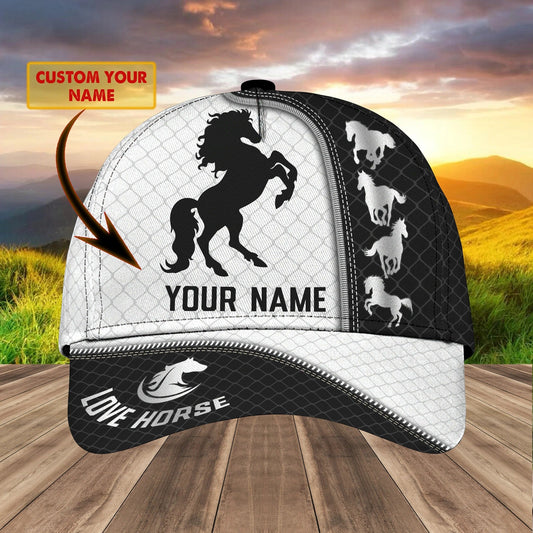 Personalized 3D All Over Printing Baseball Cap Horse, Horse Hat, Nice Unisex Cap For Horse Lovers CO0403