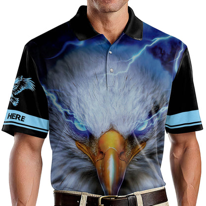 Freedom Isn't Free American Eagle Veteran Custom Polo Shirt EG0013