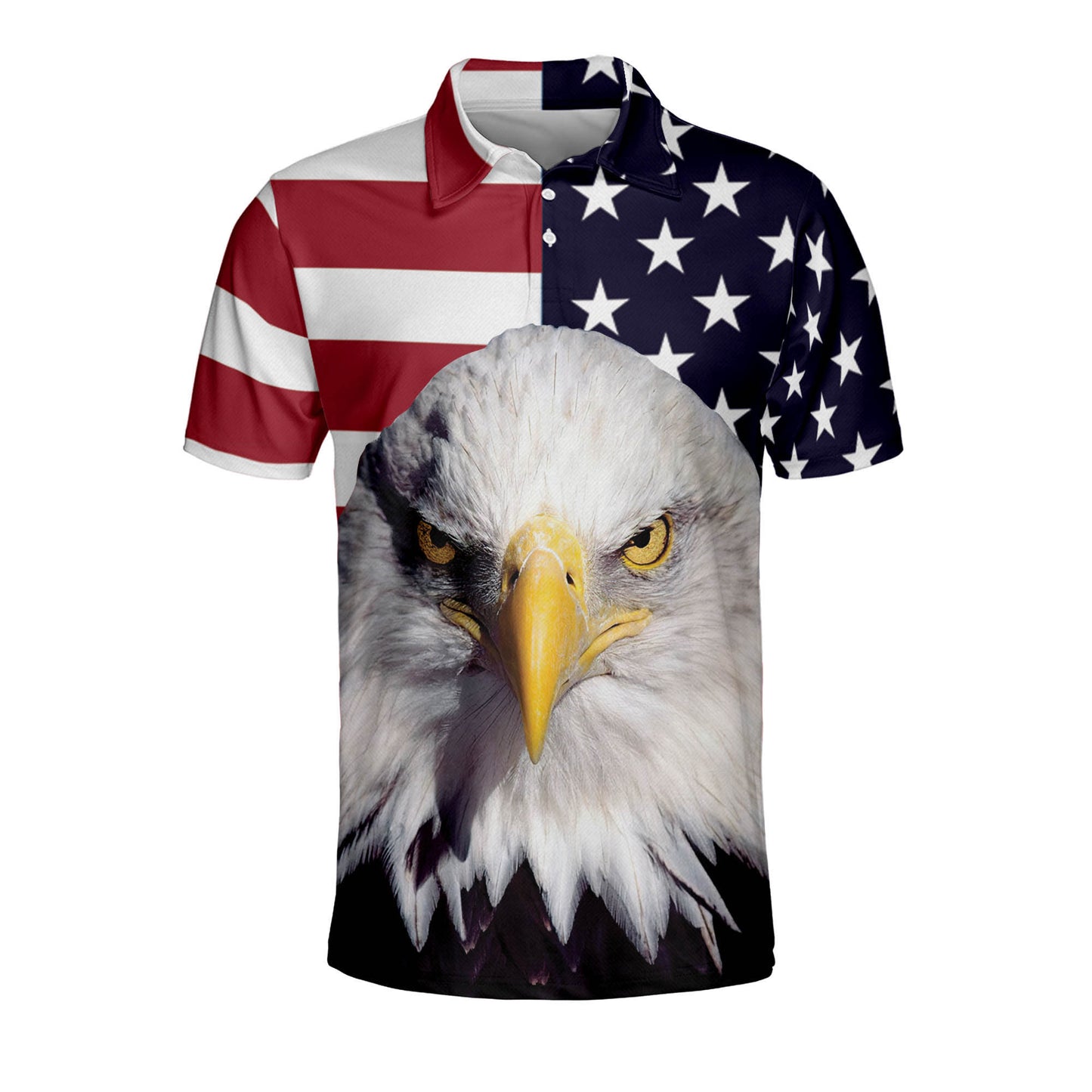 Independence Day 3D Over Printed Polo Shirt EG0020