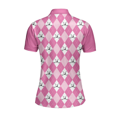 Pink Funny Golf Polo Shirt GW0022