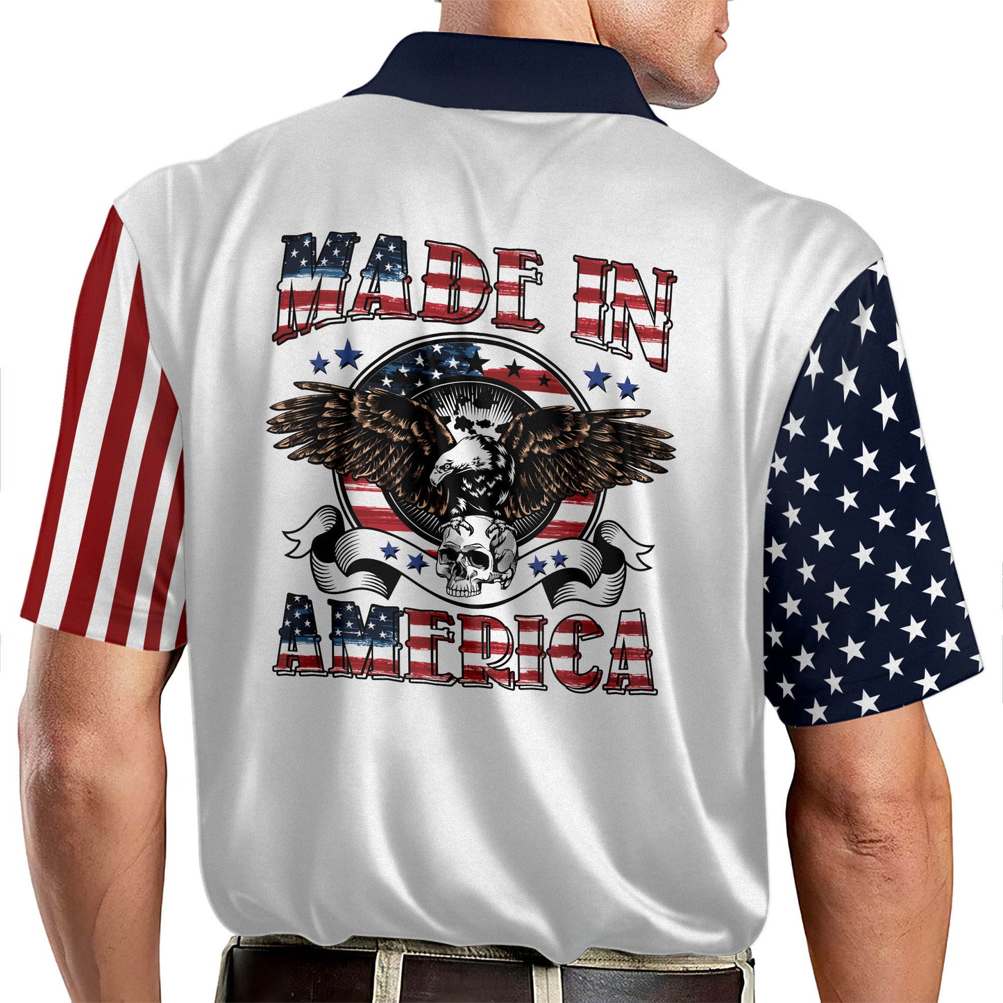 Made In American Eagle Polo Shirt EG0012