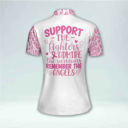 Breast Cancer Golf Polo Shirt GW0023