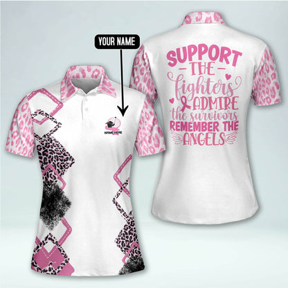 Breast Cancer Golf Polo Shirt GW0023