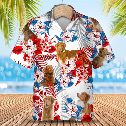 Nova Scotia Duck Tolling Retriever Hawaiian Shirt - Summer aloha shirt, Hawaiian shirt for Men and women HO0709