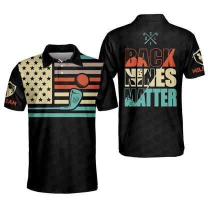 Back Nines Matter Golf Polo Shirt GM0263
