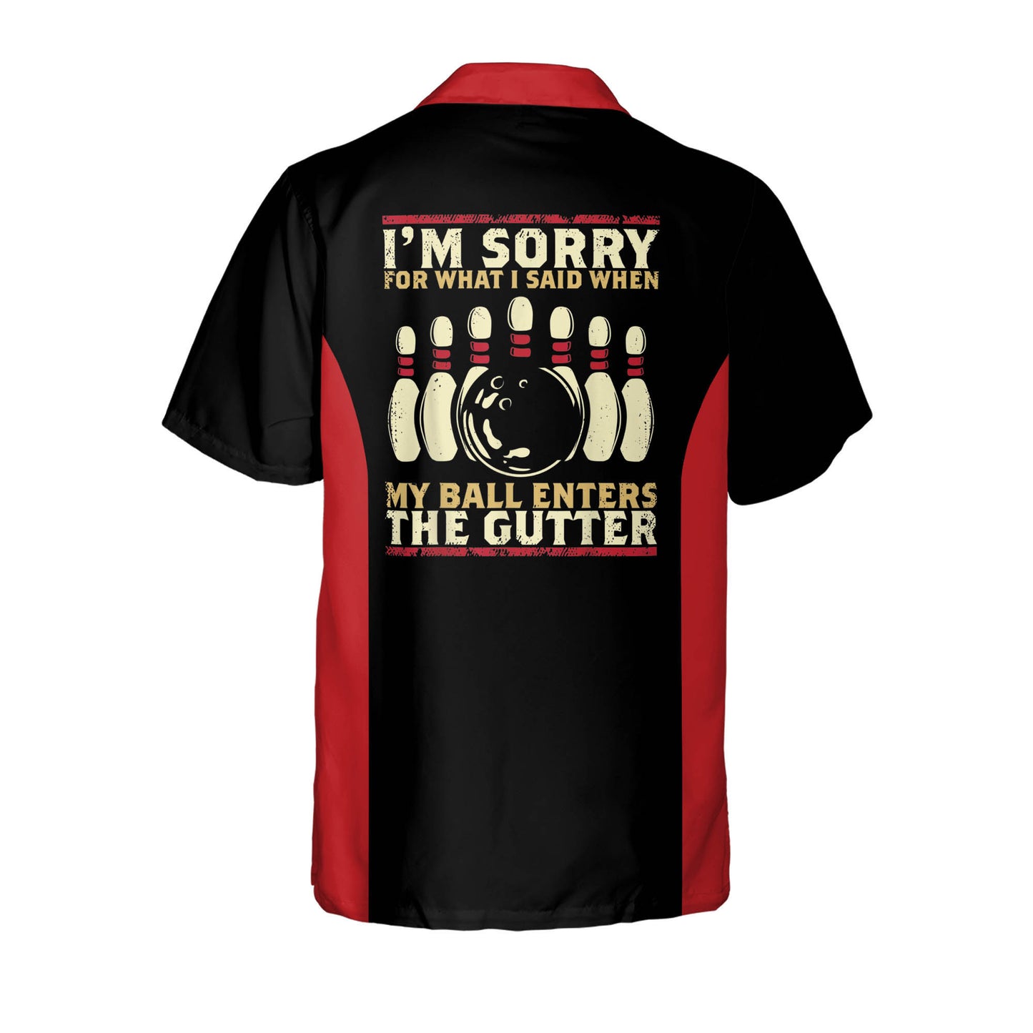 My Ball Enter The Gutter Bowling Shirt HB0059
