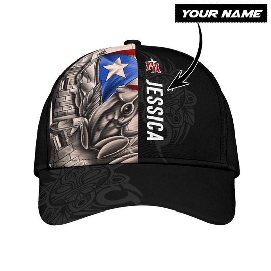 Personalized 3D full printed Puerto Rico Cap Hat, Puerto Rico Hats CO0585