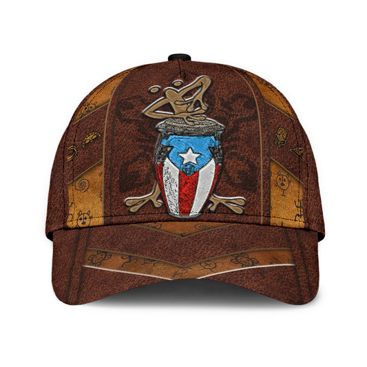 3D Full Printed Baseball Cap Puerto Rico Music Coqui Playing Bomba Classic Cap Hats CO0153