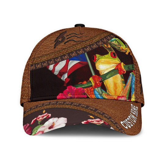 Customized Coqui Frog Puerto Rico Cap Hat, Puerto Rico Hats For Summer CO0587