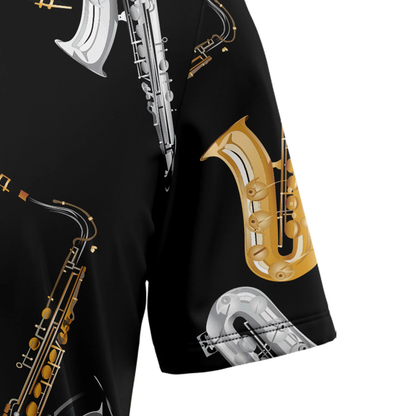 Amazing Saxophone Hawaiian Shirt, Summer Hawaiian Shirts for Men, women Aloha Beach Shirt HO1064